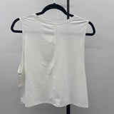 Threads & Thought Women's M White Solid Sleeveless Shirt