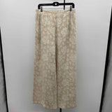 Flat White Women's Size 14 Beige Floral Pants