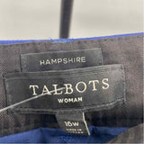 Talbots Women's Size 16W Blue Solid Pants