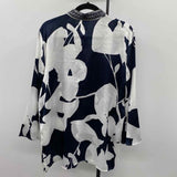 Chico's Women's Size XL Navy Abstract Tunic