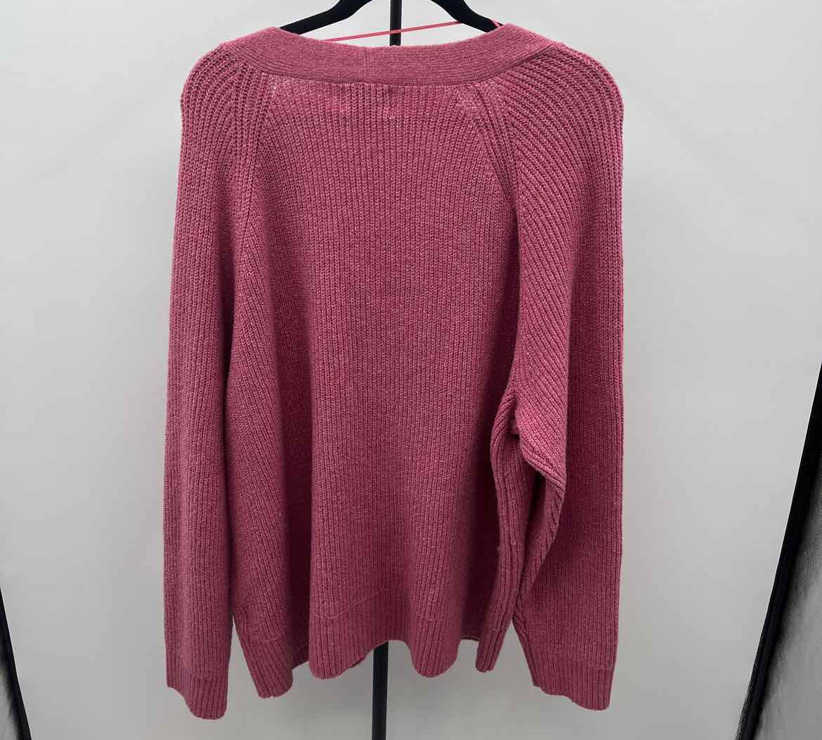 Old Navy Junior's Size 3X Rose Heathered Cardigan