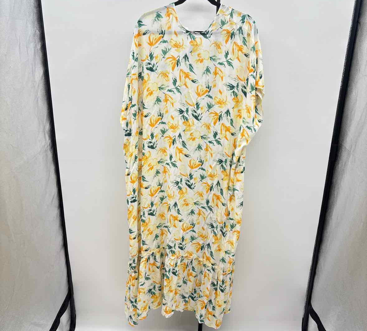 Ces Femme Women's Size One Size Yellow Floral Cardigan