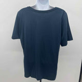 Eileen Fisher Women's Size L Navy Solid T-Shirt