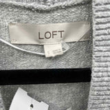 Loft Women's Size S Gray ZigZag Cardigan