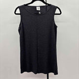 CABI Women's Size XS Black Heathered Sleeveless Shirt