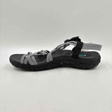 Skechers Women's Shoe Size 6 Black Grid Sandals