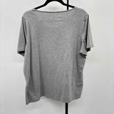Talbots Women's Size 1X Gray Spotted Short Sleeve Shirt