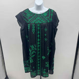 Johnny Was Women's Size 14 Black Embroidered Dress