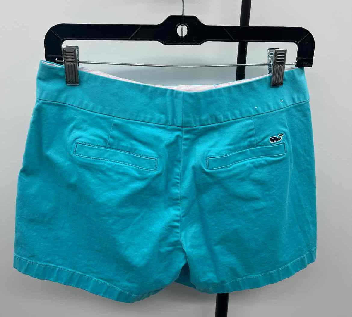Vineyard Vines Women's Size 2 Turquoise Solid Shorts