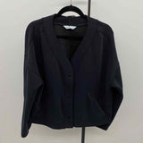 FLX Women's Size M Black Solid Jacket