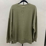 Aerie Junior's Size S Green Ribbed Sweatshirt