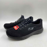 Skechers Women's Shoe Size 10W Black Textured Sneakers