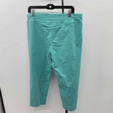 Alfani Women's Size 16 Aqua Solid Capris