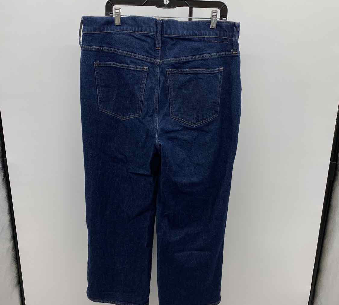 J Crew Women's Size 16 Blue Solid Jeans
