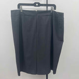 Calvin Klein Women's Size 18W Charcoal Solid Skirt