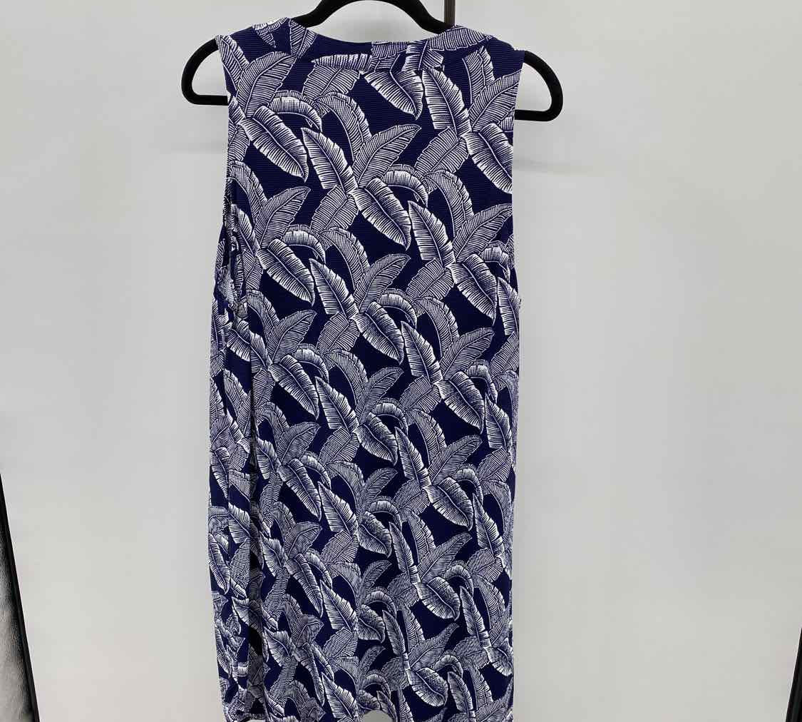 Tommy Bahama Women's Size 16 Navy Leaf Dress
