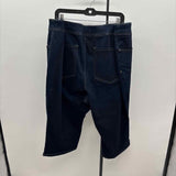 Lane Bryant Women's Size 28 Navy Solid Capris