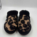 CC Women's Shoe Size S/M Black Animal Print Slippers
