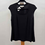 Evan-Picone Women's Size L Black Solid Tank