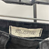 Madewell Junior's Size 6P Black Solid Jeans