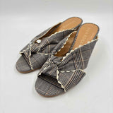 Jack Rogers Women's Shoe Size 6.5 Black Plaid Dress Shoes