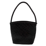 MADEWELL Woven Brown Leather Shoulder Bag Purse
