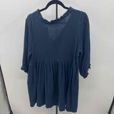 Lee & Birch Women's Size 6 Navy Textured Dress