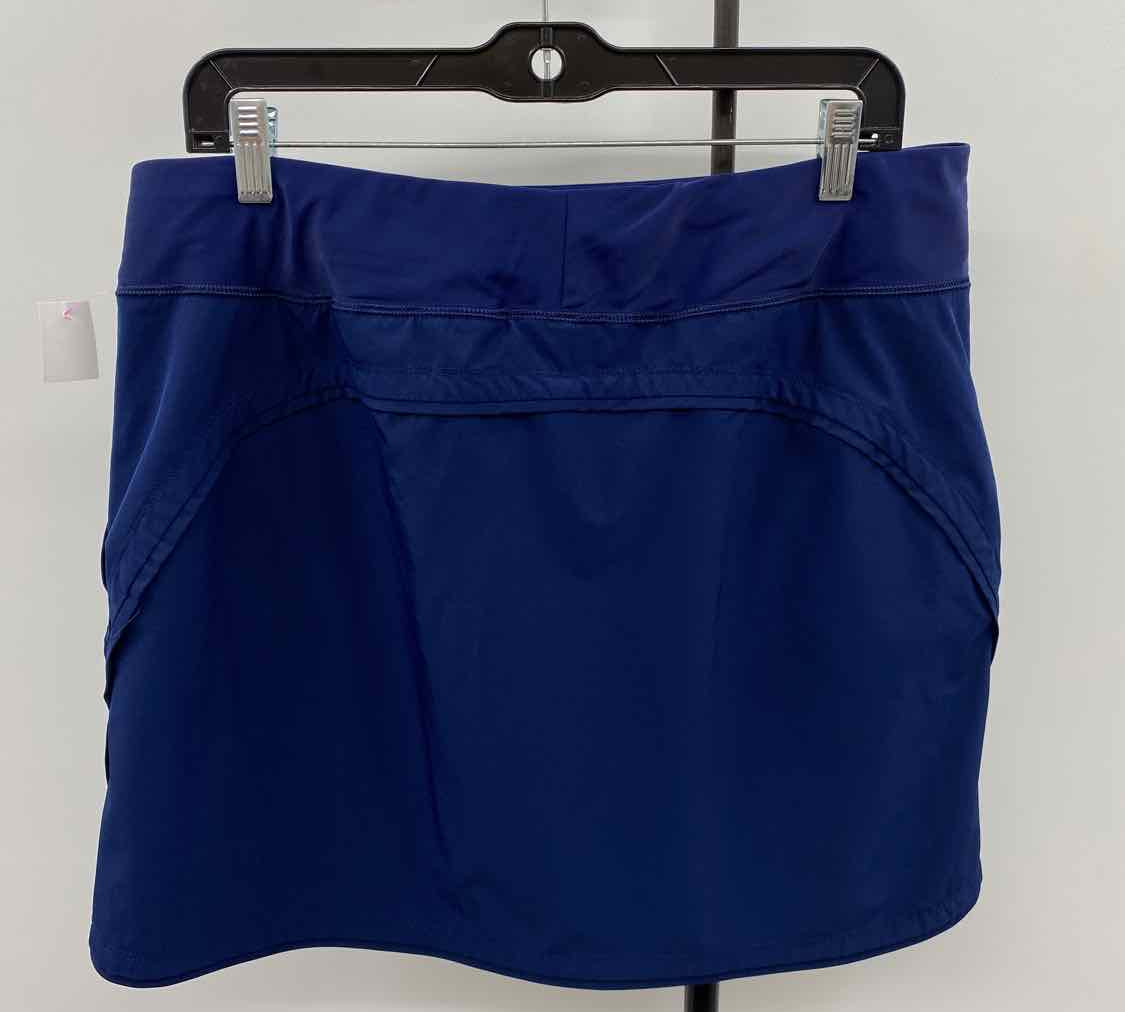 Lands End Women's Size 14 Navy Solid Skirt