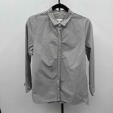 JJill Women's Size MP Charcoal Stripe Long Sleeve Shirt