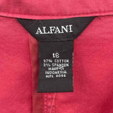 Alfani Women's Size XL Rose Solid Jacket