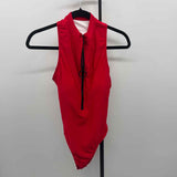 CHARMO Women's Size M Red Solid Swimsuit - 1 Piece