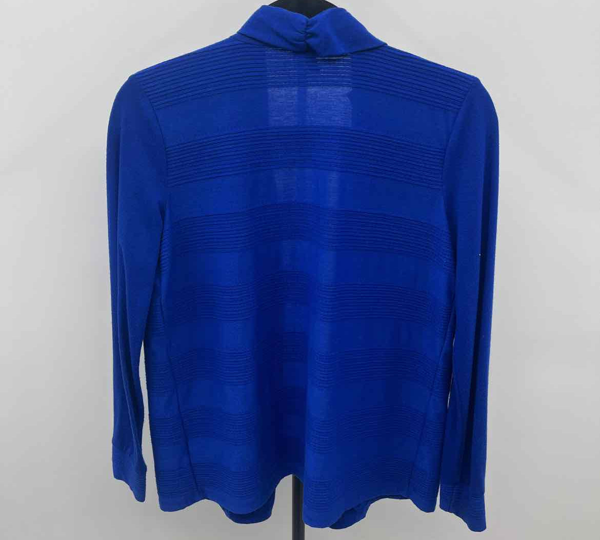 Talbots Women's Size XS Royal Blue Textured Cardigan