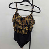 Sirena Women's Size 10 Black lines Swimsuit - 1 Piece