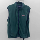 Vineyard Vines Women's Size L Green Solid Vest