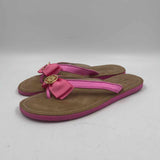 Kate Spade Women's Shoe Size 7 Pink Solid Flip Flops