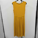 Boden Women's Size 10T Mustard Yellow dotted Dress