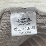 Max Studio Women's Size L Tan Color Block Sweater