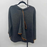 Soft Surroundings Women's Size SP Charcoal Heathered Sweater