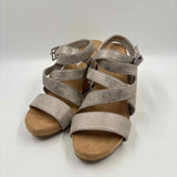 Aerosoles Women's Shoe Size 8 Silver Corkscrew Wedges