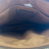 Interior COACH Brown Signature Logo C MINI ROWAN FILE BAG Purse w/Crossbody