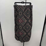 Bobbie Brooks Women's Size 14 Black Aztec Skirt