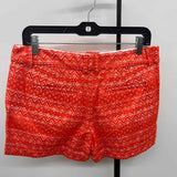 Loft Women's Size 6 Orange Lace Shorts