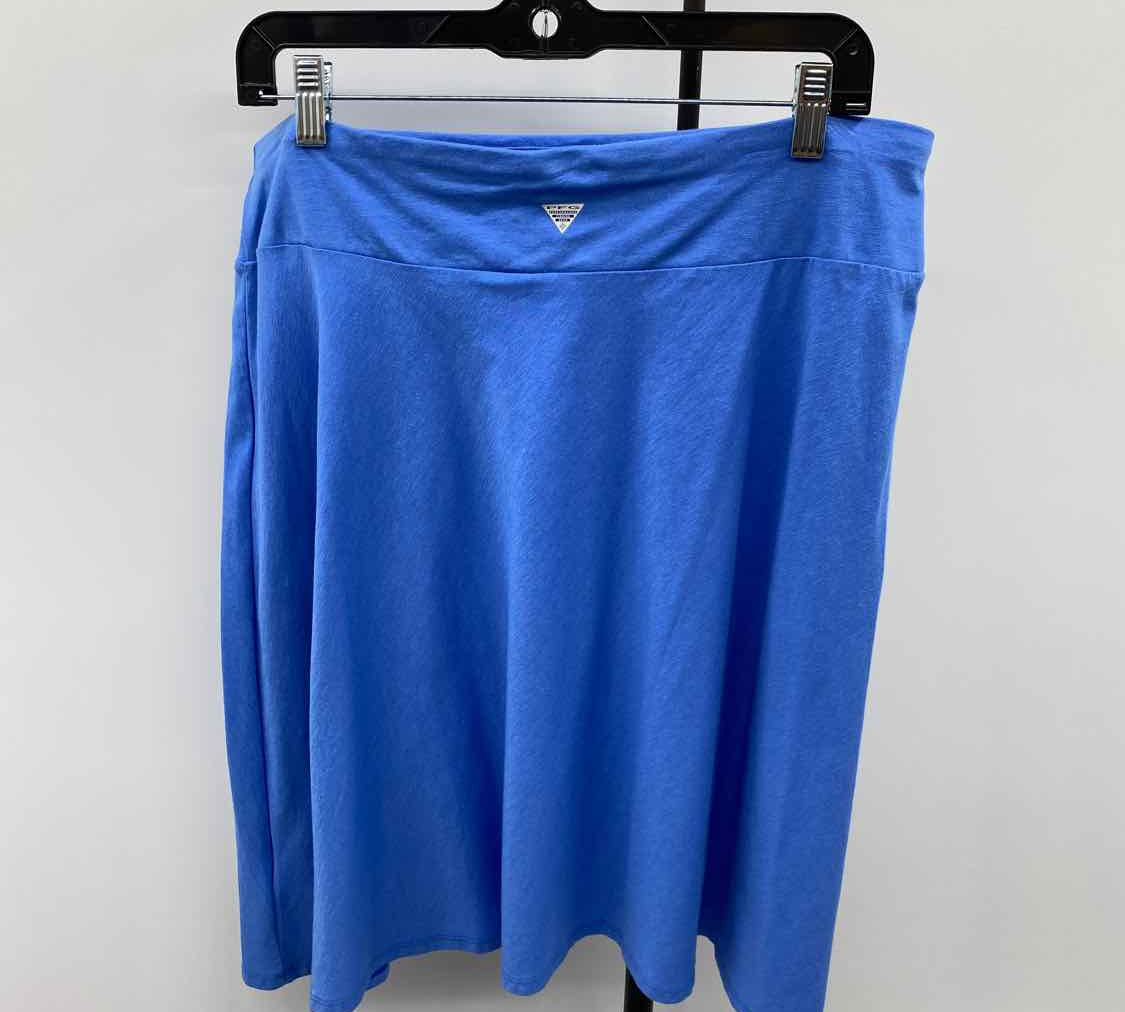 Columbia Women's Size 14 Blue Solid Skirt