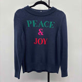 Style & Co. Women's Size LP Navy Holiday Sweater