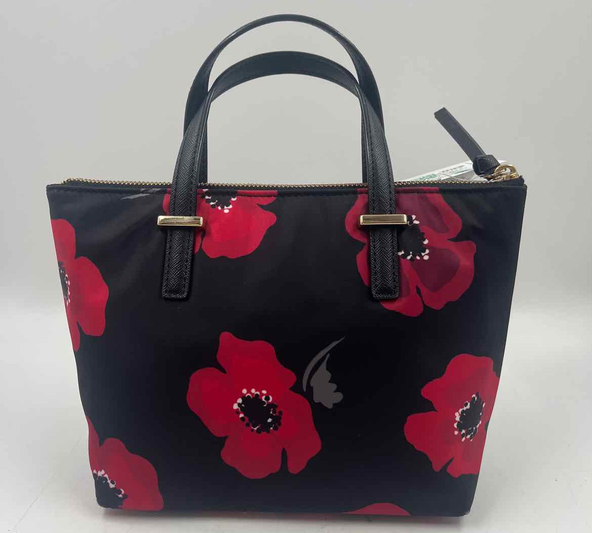 Kate Spade Women's Black Luxe Floral Purse