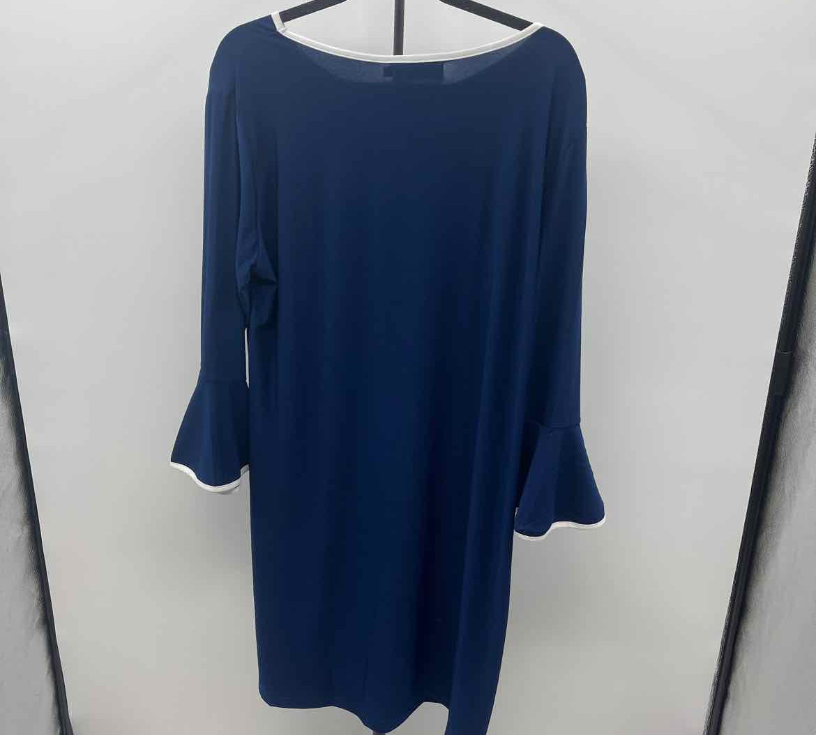 Creations Women's Size 20 Navy Solid Dress
