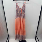 Venus Women's Size 18 Peach Paisley Dress