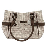 ROSETTI Tan & White Handled Tote Bag Purse