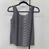 Chico's Women's Size S Black Stripe Tank