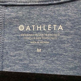 Athleta Women's Size M Blue Heathered Cardigan